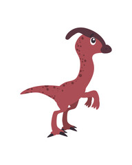 Isolated cute dinosaur