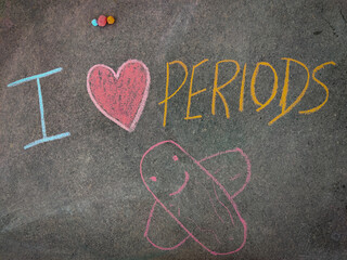 The inscription text on the grey board, I with hand drawn pads and periods . (I love periods)....