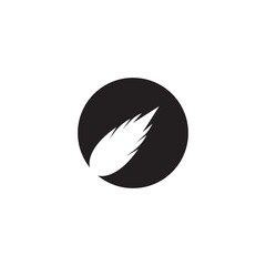 Fototapeta premium Moving meteor logo design template