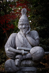 japanese samurai statue