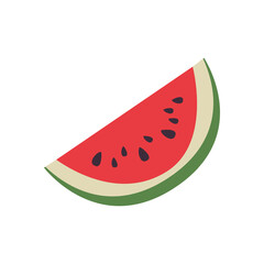 Isolated watermelon fruit
