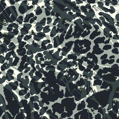 Abstract animal skin leopard seamless pattern design. Jaguar, leopard, cheetah, panther fur.