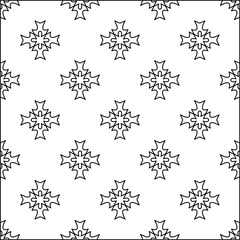 Geometric vector pattern with triangular elements. Seamless abstract ornament for wallpapers and backgrounds.