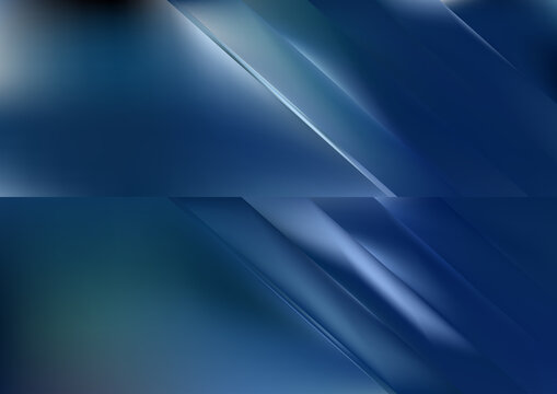 Dark Blue Abstract Shiny Background