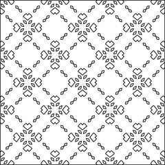 Geometric vector pattern with triangular elements. Seamless abstract ornament for wallpapers and backgrounds.