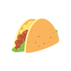 mexican taco icon