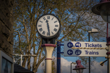 Clitheroe Train Station, Lancashire
