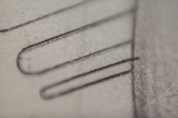 Fototapeta premium close up of an typewriter