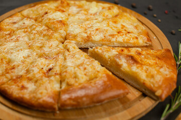 pizza with cheese