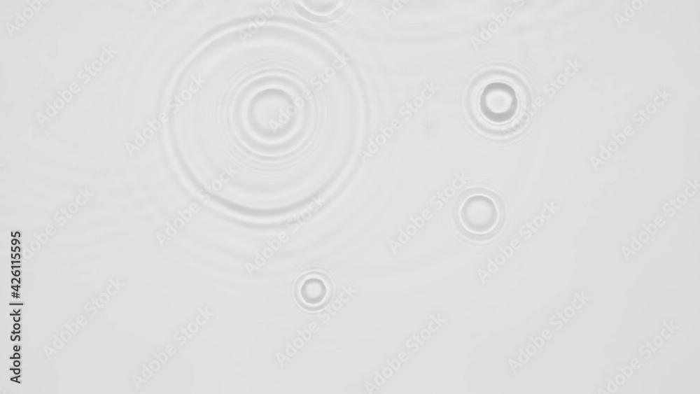 Poster close-up top view, slow motion, various waves, and water droplets hitting the sunlight, sparkle acco