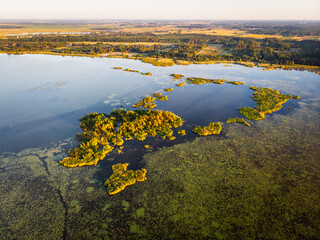 jezioro wytyckie, lato, zachód słońca © Tomasz