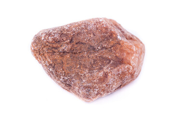 macro spinel stone on a white background