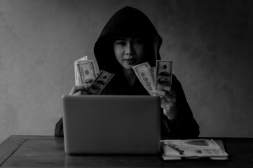 Young Asian hackers are searching for information on the internet and using it illegally