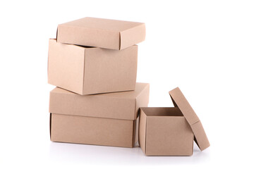 carton box isolated on white background