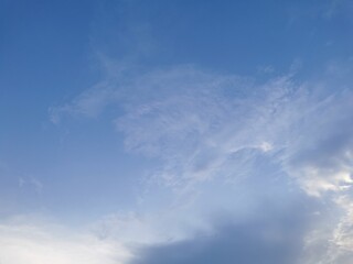 blue sky with clouds