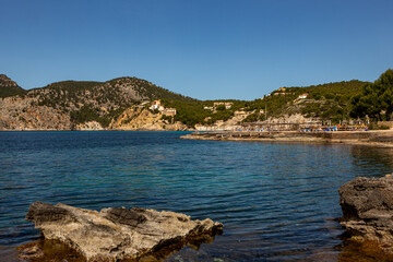 Fototapeta na wymiar Camp de mar Beach in Mallorca,spain, in summer