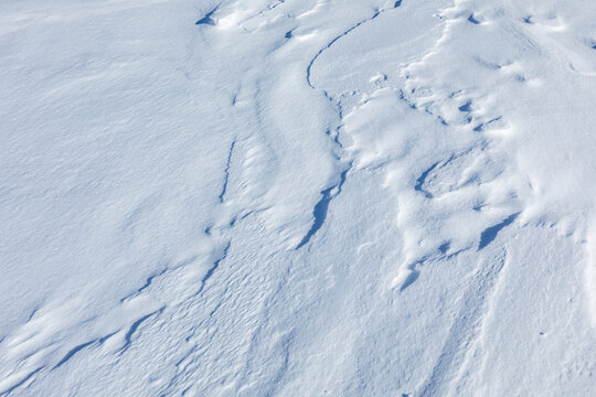 Windblown snow texture