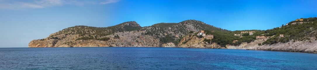 Fototapeta na wymiar Majorca coastline Panorama