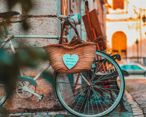 Beautiful retro classic bicycle