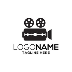 movie razor blade logo design