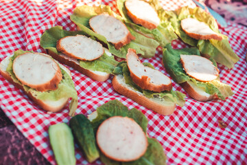 salad with avocado and cucumber
