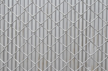 iron fence for a background. 