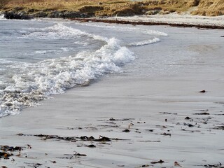 Waves crashing