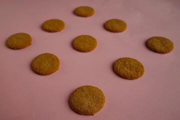 A piece of cake on a plate. High quality photo