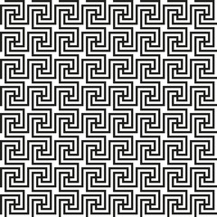 Greek key seamless pattern. Geometric meander. Abstract vector vintage background