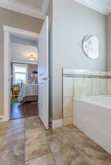 Fragment of a luxury bathroom