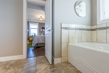 Fragment of a luxury bathroom