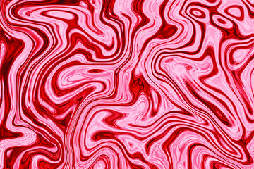 Obraz premium Texture liquid abstract background pattern design. Red marble ink handmade fluid vector illustration for background, posters, wallpaper, banners, etc.
