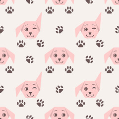Puppy muzzle and paws
