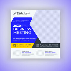 Latest Colorful Creative Corporate Social Media template Design