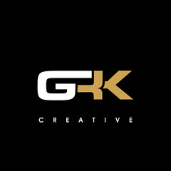 GRK Letter Initial Logo Design Template Vector Illustration