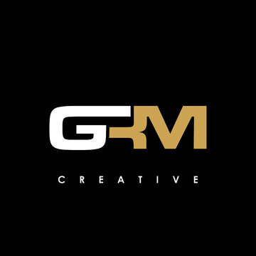 GRM Letter Initial Logo Design Template Vector Illustration