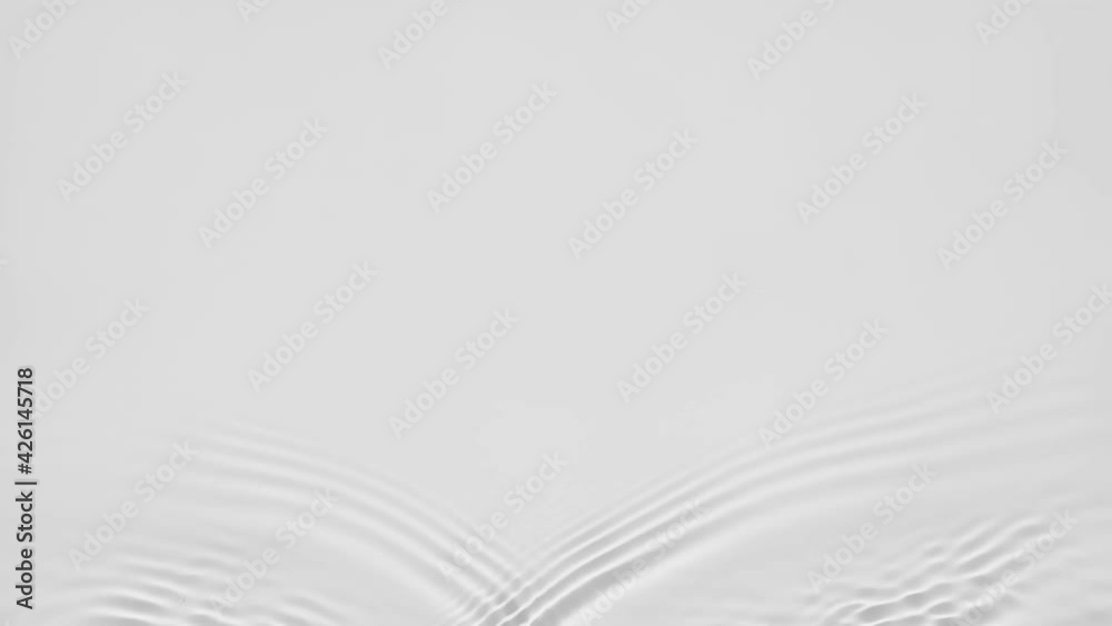 Poster up close, top view, slow motion various waves of the water surface hitting the sun's rays, making th