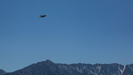 Fototapeta na wymiar F15 over Sierras