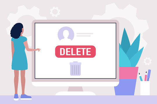 Deactivation account concept