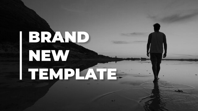 Clean Text Animation Title Overlay