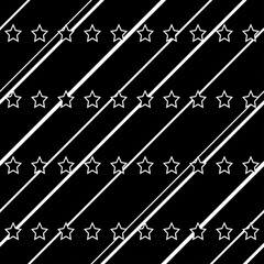 American stars and stripes pattern