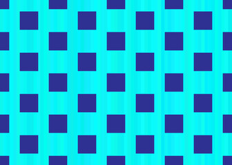 Background. Blue squares on vertical stripes Graphics and design.