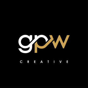 GPW Letter Initial Logo Design Template Vector Illustration