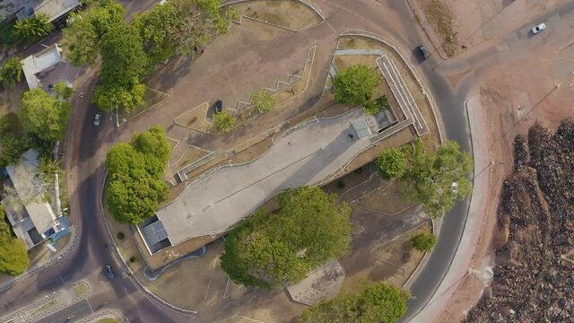 AMAP&Aacute; MACAP&Aacute; IMAGEM DRONE MARCO ZERO LINHA DO EQUADOR