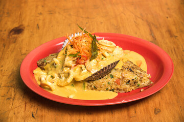 Tacu Tacu con Marisco