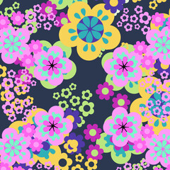 Fototapeta na wymiar Watercolor Flower background. Vector illustration of a beautiful floral bouquet. 