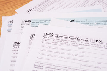 Obraz premium tax forms 1040.