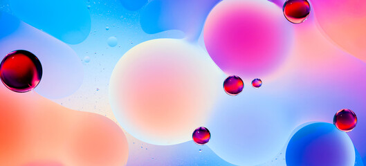 abstract background with balloons