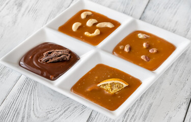 Variety of caramel