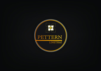 Background elegant creative thai pattern modern